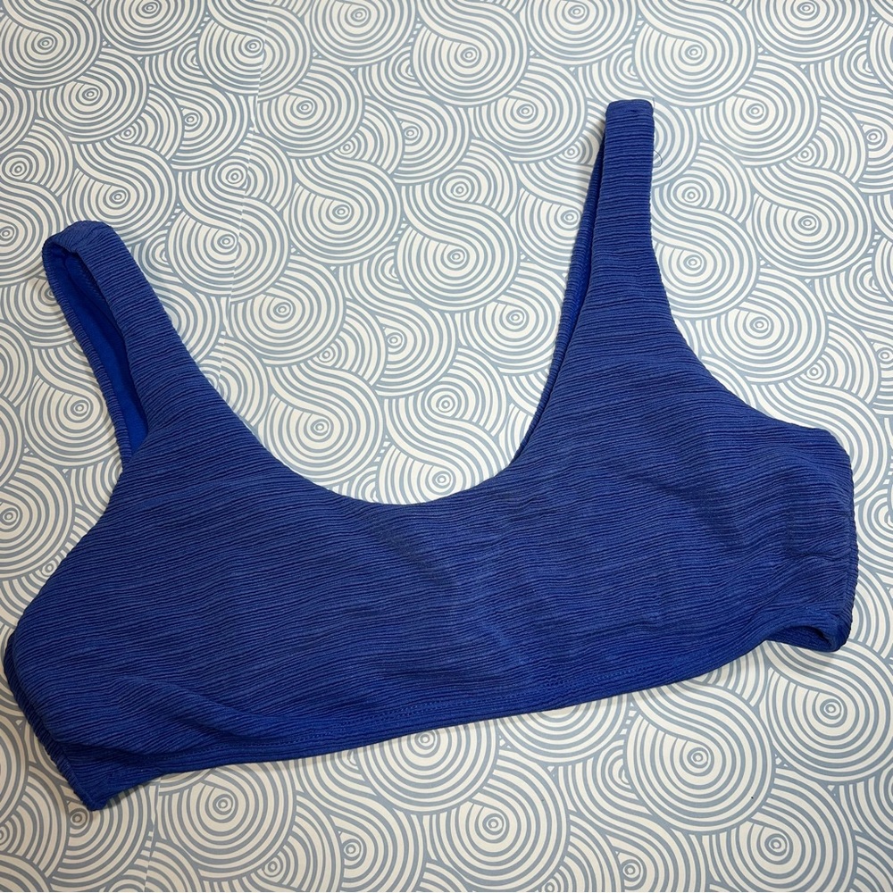 3/$15! Ambrielle Blue Bathing Suit Swimsuit Top XL